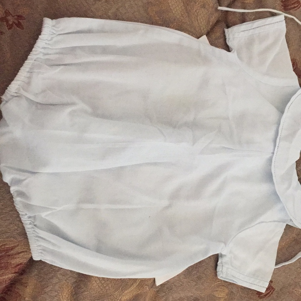 Baby blue hand ambroiderd  baby boys outfit